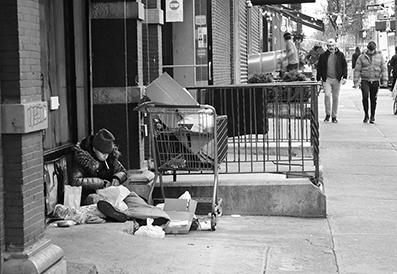 Homeless : Street Life : New York : Personal Photo Projects : Photos : Richard Moore : Photographer